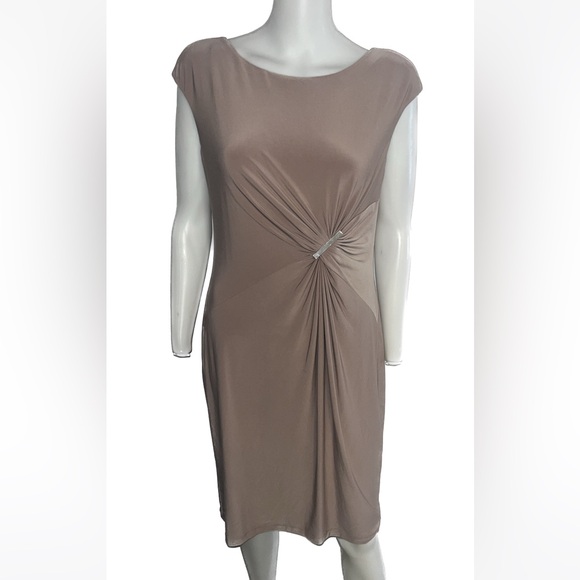 NWT Anne Klien womens tan dress size 10 - Picture 1 of 14